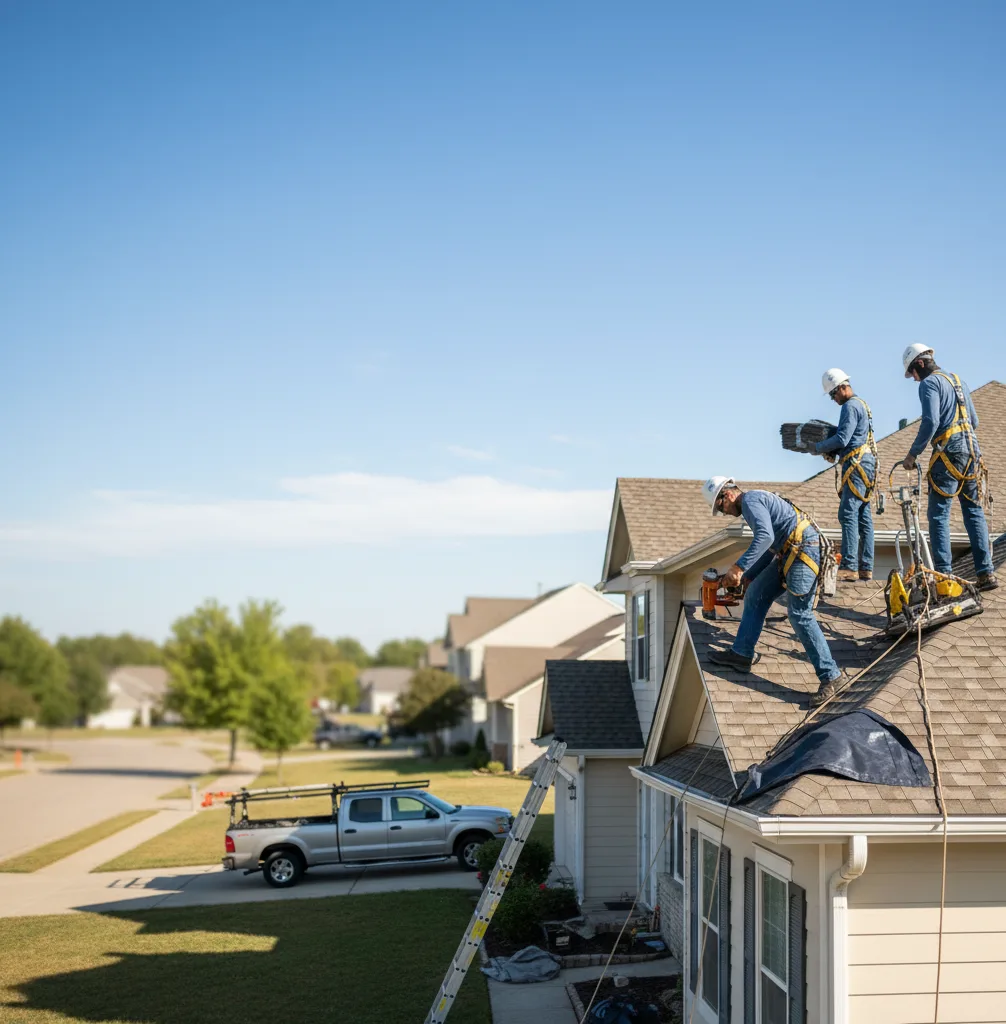 Roof Repair in Johnston City